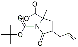 4-ALLYL-5-OXO-PYRROLIDINE-1,2-DICARBOXYLIC ACID 1-TERT-BUTYL ESTER 2-METHYL ESTER Struktur