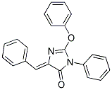 2-PHENOXY-3-PHENYL-5-PHENYLMETHYLENE-4H-IMIDAZOL-4-ONE Struktur