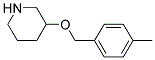 3-[(4-METHYLBENZYL)OXY]PIPERIDINE Struktur