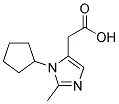 (3-CYCLOPENTYL-2-METHYLIMIDAZOL-4-YL)-ACETIC ACID Struktur