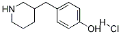 4-PIPERIDIN-3-YLMETHYL-PHENOL HYDROCHLORIDE Struktur