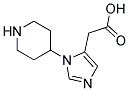 (3-PIPERIDIN-4-YL-3H-IMIDAZOL-4-YL)-ACETIC ACID Struktur