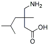 3-AMINOMETHYL-3,5-DIMETHYLHEXANOIC ACID Struktur