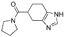 PYRROLIDIN-1-YL(4,5,6,7-TETRAHYDRO-1H-BENZO[D]IMIDAZOL-5-YL)METHANONE Struktur