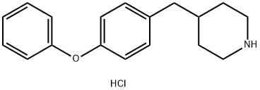 4-(4-PHENOXY-BENZYL)-PIPERIDINE HYDROCHLORIDE Struktur