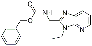 (3-ETHYL-3H-IMIDAZO[4,5-B]PYRIDIN-2-YLMETHYL)-CARBAMIC ACID BENZYL ESTER Struktur