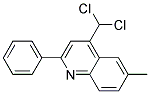 4-DICHLOROMETHYL-6-METHYL-2-PHENYL-QUINOLINE Struktur