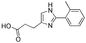 3-(2-O-TOLYL-1H-IMIDAZOL-4-YL)-PROPIONIC ACID Struktur