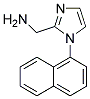 C-(1-NAPHTHALEN-1-YL-1H-IMIDAZOL-2-YL)-METHYLAMINE Struktur