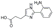 3-[2-(2-AMINOPHENYL)IMIDAZOL-4-YL]PROPIONIC ACID Struktur