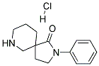 2-PHENYL-2,7-DIAZASPIRO[4.5]DECAN-1-ONE HYDROCHLORIDE Struktur