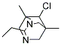 6-CHLORO-2-ETHYL-5,7-DIMETHYL-1,3-DIAZATRICYCLO[3.3.1.1(3,7)]DECANE Struktur