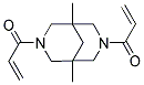 3,7-DIACRYLOYL-1,5-DIMETHYL-3,7-DIAZABICYCLO[3.3.1]NONANE Struktur