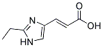 3-(2-ETHYL-1H-IMIDAZOL-4-YL)-ACRYLIC ACID Struktur
