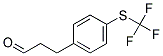 3-(4-TRIFLUOROMETHYLSULFANYL-PHENYL)-PROPIONALDEHYDE Struktur