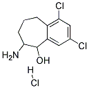 6-AMINO-1,3-DICHLORO-6,7,8,9-TETRAHYDRO-5H-BENZOCYCLOHEPTEN-5-OL HYDROCHLORIDE Struktur