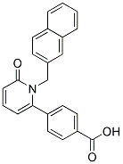 4-[1-(2-NAPHTHYLMETHYL)-6-OXO-1,6-DIHYDROPYRIDIN-2-YL]BENZOIC ACID Struktur