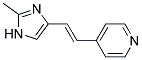4-[2-(2-METHYL-1H-IMIDAZOL-4-YL)-VINYL]-PYRIDINE Struktur