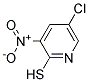 5-CHLORO-3-NITRO-PYRIDINE-2-THIOL Struktur