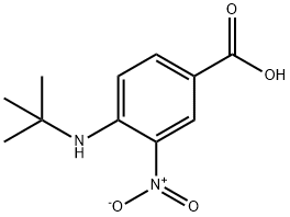 4-TERT-BUTYLAMINO-3-NITRO-BENZOIC ACID Struktur