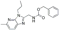 (5-METHYL-3-PROPYL-3H-IMIDAZO[4,5-B]PYRIDIN-2-YLMETHYL)-CARBAMIC ACID BENZYL ESTER Struktur