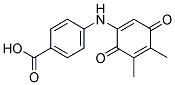 4-(4,5-DIMETHYL-3,6-DIOXO-CYCLOHEXA-1,4-DIENYLAMINO)-BENZOIC ACID Struktur