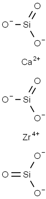 CALCIUM ZIRCONIUM SILICATE Struktur