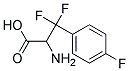 3,3-DIFLUORO-3-(4-FLUOROPHENYL)-DL-ALANINE Struktur