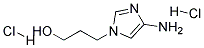 3-(4-AMINO-IMIDAZOL-1-YL)-PROPAN-1-OL 2HCL Struktur