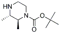 (2S,3S)-2,3-DIMETHYL-PIPERAZINE-1-CARBOXYLIC ACID TERT-BUTYL ESTER Struktur