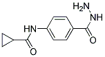 CYCLOPROPANECARBOXYLIC ACID (4-HYDRAZINOCARBONYL-PHENYL)-AMIDE Struktur