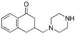 3-(1-PIPERAZINYLMETHYL)-1-TETRALONE Struktur