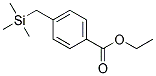 4-TRIMETHYLSILANYLMETHYL-BENZOIC ACID ETHYL ESTER Struktur