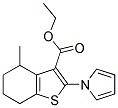 ETHYL 4-METHYL-2-(1H-PYRROL-1-YL)-4,5,6,7-TETRAHYDRO-1-BENZOTHIOPHENE-3-CARBOXYLATE Struktur