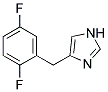 4-(2,5-DIFLUORO-BENZYL)-1H-IMIDAZOLE Struktur