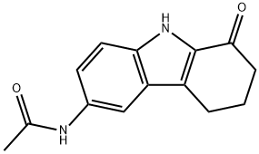 N-(1-OXO-2,3,4,9-TETRAHYDRO-1H-CARBAZOL-6-YL)ACETAMIDE Struktur