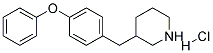 3-(4-PHENOXY-BENZYL)-PIPERIDINE HYDROCHLORIDE Struktur