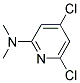 (4,6-DICHLORO-PYRIDIN-2-YL)-DIMETHYL-AMINE Struktur