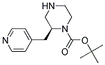 (S)-2-PYRIDIN-4-YLMETHYL-PIPERAZINE-1-CARBOXYLIC ACID TERT-BUTYL ESTER Struktur