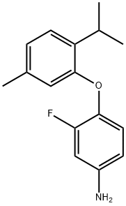 3-FLUORO-4-(2-ISOPROPYL-5-METHYLPHENOXY)ANILINE price.