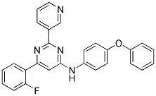 [6-(2-FLUORO-PHENYL)-2-PYRIDIN-3-YL-PYRIMIDIN-4-YL]-(4-PHENOXY-PHENYL)-AMINE Struktur