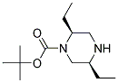 (2S,5S)-2,5-DIETHYL-PIPERAZINE-1-CARBOXYLIC ACID TERT-BUTYL ESTER Struktur