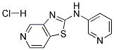 N-PYRIDIN-3-YL[1,3]THIAZOLO[4,5-C]PYRIDIN-2-AMINE HYDROCHLORIDE Struktur