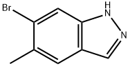 6-BROMO-5-METHYL (1H)INDAZOLE Struktur