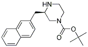 (R)-3-NAPHTHALEN-2-YLMETHYL-PIPERAZINE-1-CARBOXYLIC ACID TERT-BUTYL ESTER Struktur