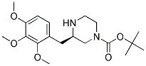 (R)-3-(2,3,4-TRIMETHOXY-BENZYL)-PIPERAZINE-1-CARBOXYLIC ACID TERT-BUTYL ESTER Struktur