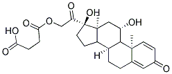 SUCCINIC ACID MONO-[2-((8S,10R,11S,13S,17R)-11,17-DIHYDROXY-10,13-DIMETHYL-3-OXO-6,7,8,9,10,11,12,13,14,15,16,17-DODECAHYDRO-3H-CYCLOPENTA[A]PHENANTHREN-17-YL)-2-OXO-ETHYL] ESTER Struktur