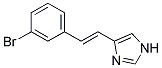 4-[2-(3-BROMO-PHENYL)-VINYL]-1H-IMIDAZOLE Struktur