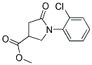 METHYL 1-(2-CHLOROPHENYL)-5-OXOPYRROLIDINE-3-CARBOXYLATE Struktur