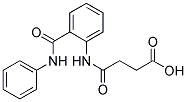 N-(2-PHENYLCARBAMOYL-PHENYL)-SUCCINAMIC ACID Struktur